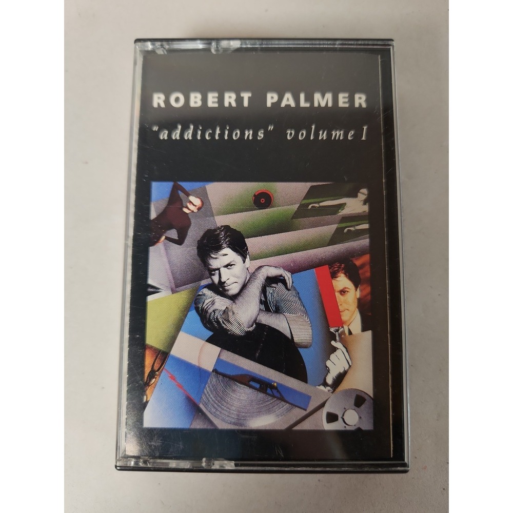 Vintage Cassette Tape ROBERT PALMER ADDICTIONS Volume I 1989 Rock EUC